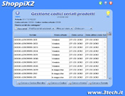 Codici Seriali Gestione Prodotti